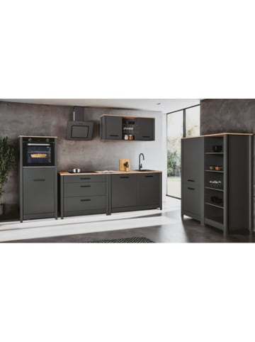 Inter Link Staande kast "Veneto" antraciet - (B)60 x (H)167 x (D)60 cm