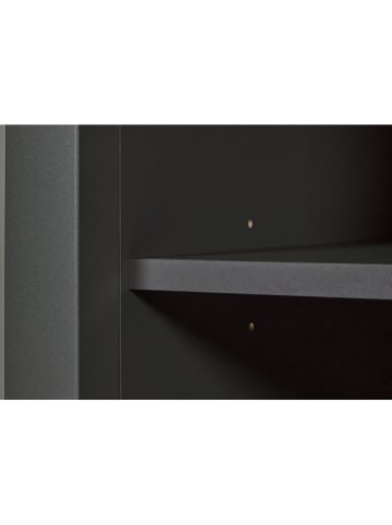 Inter Link Standregal "Veneto" in Anthrazit - (B)60 x (H)167 x (T)60 cm