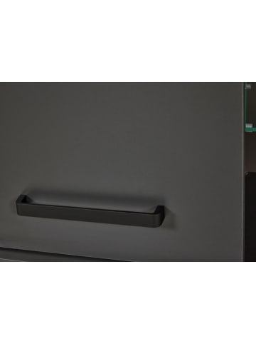 Inter Link Hängeschrank "Veneto" in Anthrazit - (B)130 x (H)57 x (T)33 cm