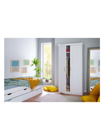 Inter Link Kleiderschrank "Hakon" in Weiß - (B)95 x (H)190 x (T)55 cm