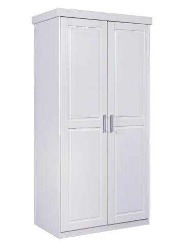 Inter Link Kleiderschrank "Hakon" in Weiß - (B)95 x (H)190 x (T)55 cm