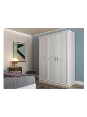 Inter Link Kledingkast "Magnus" wit - (B)140 x (H)190 x (D)55 cm