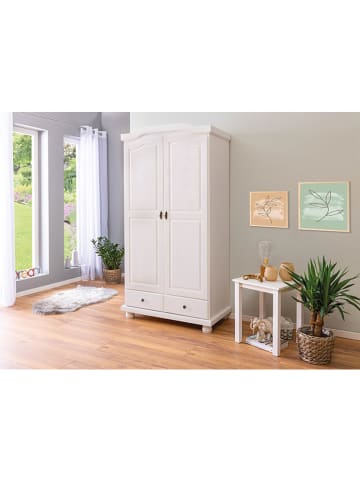 Inter Link Kledingkast "Reutte" wit - (B)104 x (H)198 x (D)56 cm