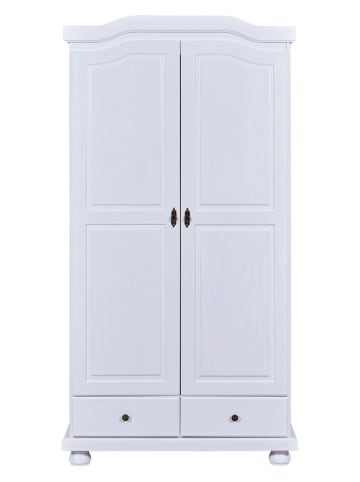 Inter Link Bauernschrank "Reutte" in Weiß - (B)104 x (H)198 x (T)56 cm