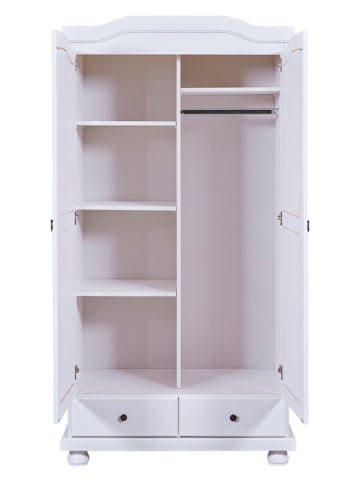 Inter Link Kledingkast "Reutte" wit - (B)104 x (H)198 x (D)56 cm