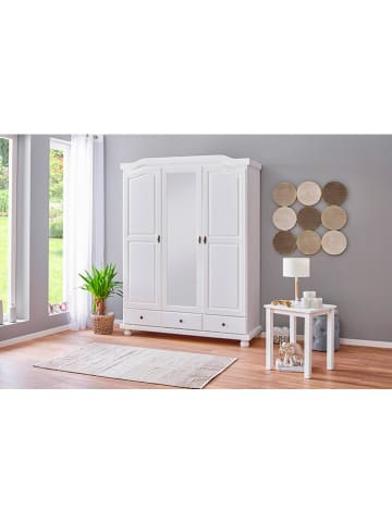 Inter Link Bauernschrank "Kappl" in Weiß - (B)150 x (H)198 x (T)56 cm