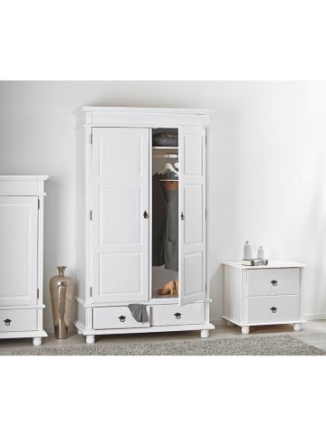 Inter Link Kleiderschrank "Danz" in Weiß - (B)116 x (H)199 x (T)57 cm