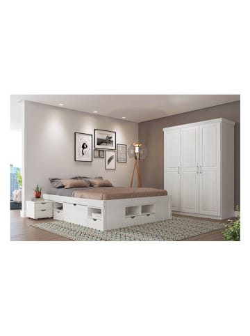 Inter Link Funktionsbett in Weiß - (L)200 x (B)140 cm