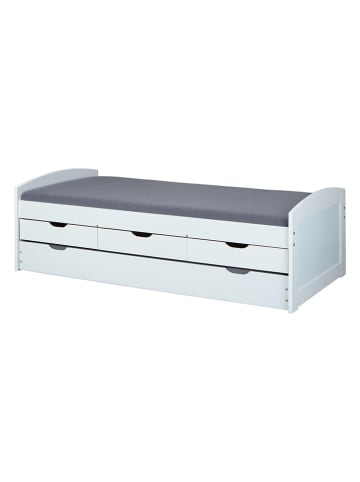 Inter Link SAS Funktionsbett "Ulli" in Weiß - (L)190 x (B)90 cm