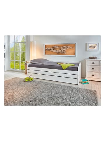 Inter Link Sofabed "Lotar" wit - (L)200 x (B)90 cm