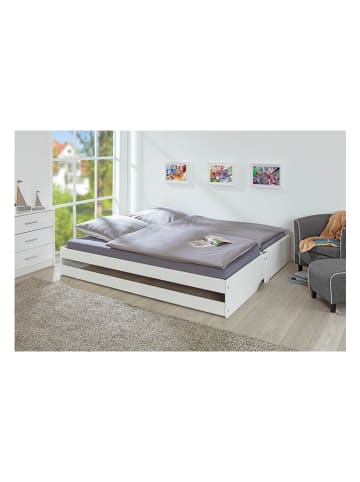 Inter Link Sofabed "Lotar" wit - (L)200 x (B)90 cm