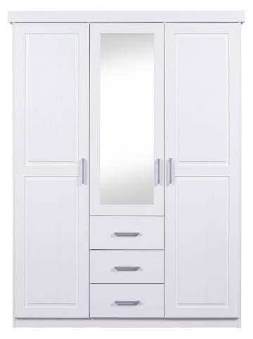 Inter Link Kleiderschrank "Geraldo" in Weiß - (B)140 x (H)190 x (T)55 cm