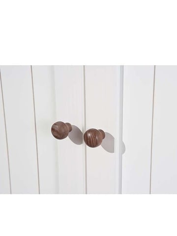 Inter Link Kast "Westerland" bruin/wit - (B)90 x (H)86 x (D)45 cm