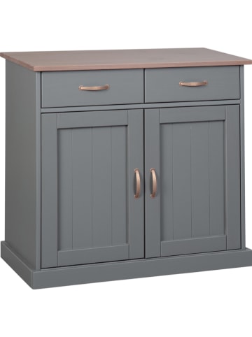 Inter Link Ladekast "Luzerna" grijs - (B)90 x (H)86 x (D)45 cm