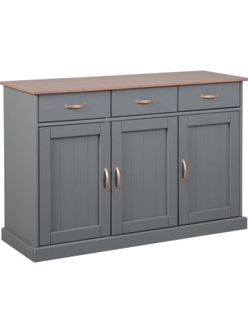 Inter Link Ladekast "Luzerna" grijs - (B)131 x (H)86 x (D)45 cm