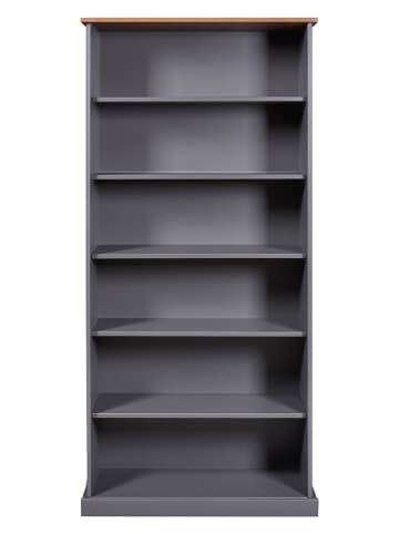 Inter Link Boekenkast grijs - (B)90 x (H)190 x (D)38 cm