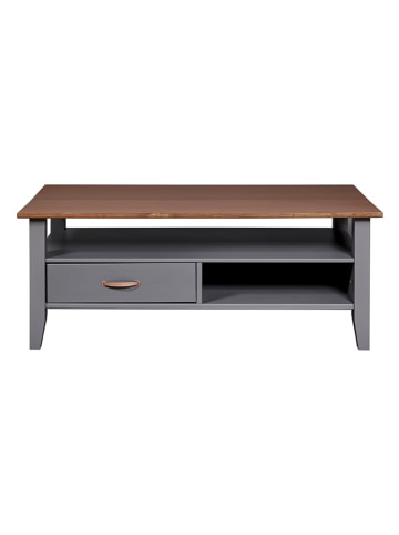 Inter Link Salontafel "Luzerna" grijs/bruin - (B)115 x (H)45 x (D)60 cm