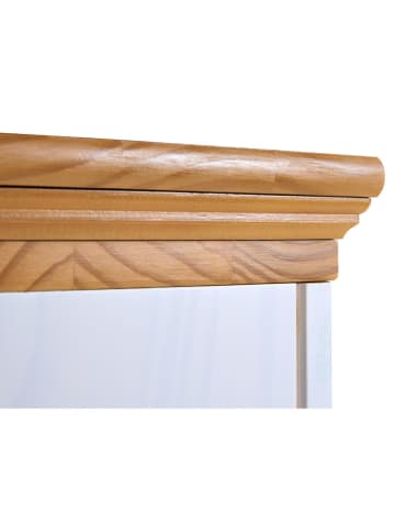 Inter Link Kleiderschrank "Maluno" in Weiß/ Hellbraun - (B)166 x (H)208 x (T)64 cm