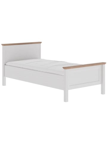 Inter Link Eenpersoonsbed "Maluno" wit - (L)200 x (B)90 cm