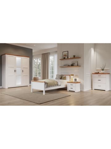 Inter Link Eenpersoonsbed "Maluno" wit - (L)200 x (B)90 cm