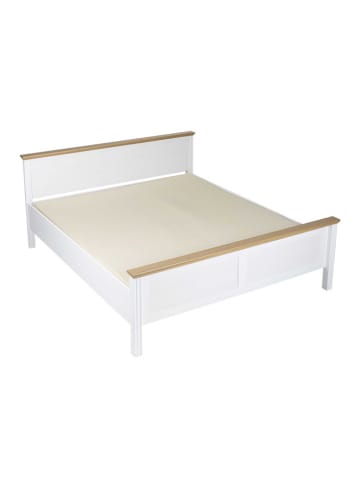 Inter Link Tweepersoonsbed "Maluno" wit - (L)200 x (B)180 cm