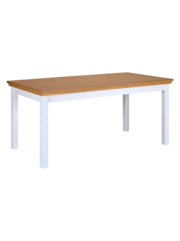 Inter Link Tafel "Malun" lichtbruin/wit - (B)166 x (H)76 x (D)90 cm
