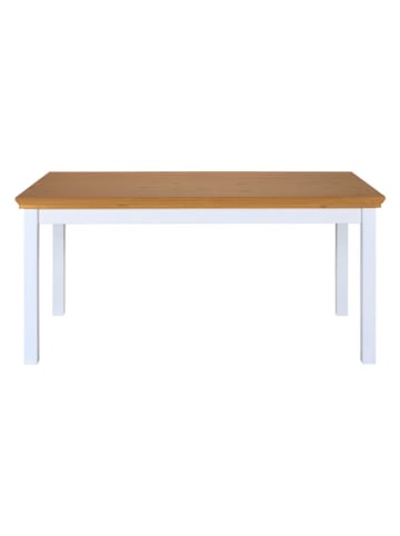 Inter Link Tisch "Malun" in Hellbraun/ Weiß - (B)166 x (H)76 x (T)90 cm