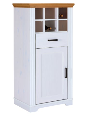 Inter Link Ladekast "Maluno" wit - (B)68 x (H)136 x (D)48 cm