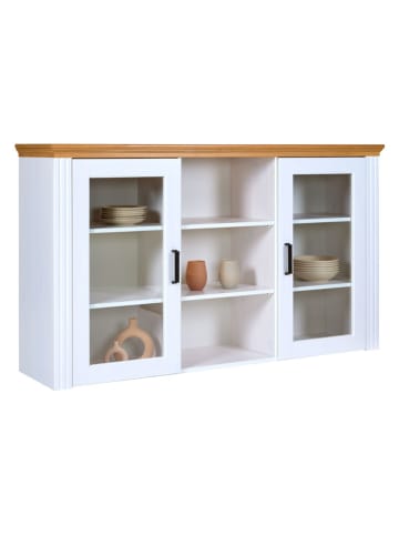 Inter Link Wandmeubelvitrinekast "Maluno" wit - (B)166 x (H)95 x (D)41 cm