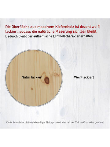 Inter Link Funktionsbett "Ried" in Weiß - (L)200 x (B)90 cm