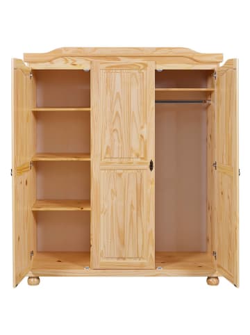 Inter Link Bauernschrank "Bern" in Hellbraun - (B)150 x (H)180 x (T)56 cm