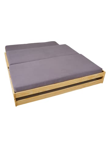 Inter Link Sofabed "Lotar" dennenkleurig - (L)200 x (B)90 cm