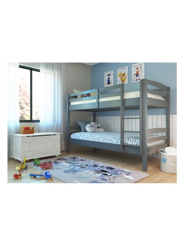 Inter Link Etagenbett "Lavius" in Grau - (L)200 x (B)90 cm