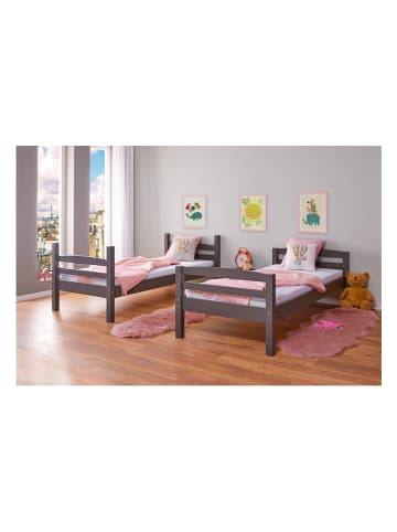 Inter Link Stapelbed "Lavius" grijs - (L)200 x (B)90 cm