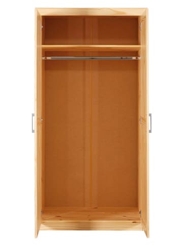 Inter Link Kleiderschrank "Leon" in Hellbraun - (B)95 x (H)190 x (T)55 cm