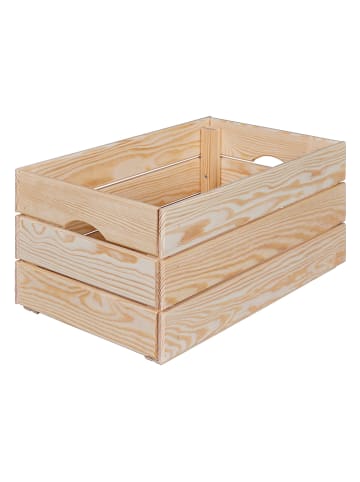 Inter Link Holzkiste in Hellbraun - (B)65 x (H)23 x (T)31,5 cm
