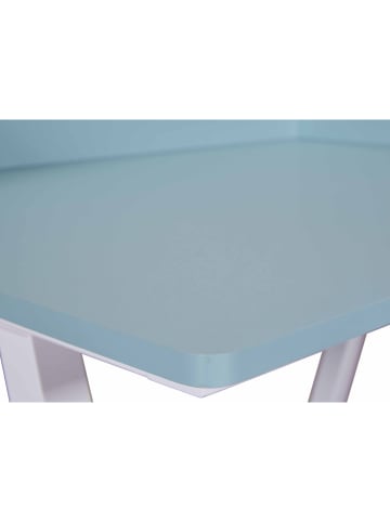 Inter Link Bureau "Emmelie" lichtblauw/wit - (B)80 x (H)54 x (D)60 cm