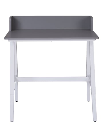 Inter Link Bureau "Emmelie" grijs/wit - (B)80 x (H)54 x (D)60 cm