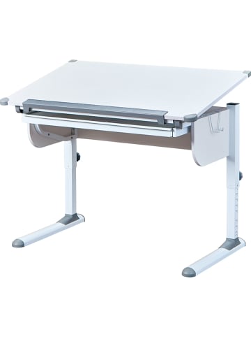 Inter Link Schreibtisch "Studare" in Weiß - (B)110 x (H)55 x (T)68 cm