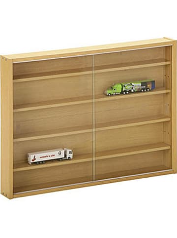 Inter Link Vitrine "Aquario" bruin - (B)80 x (H)60 x (D)9,5 cm