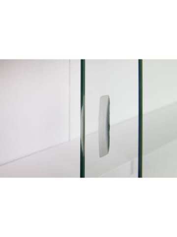 Inter Link Sammlervitrine "Collecty" in Grau/ Weiß - (B)80 x (H)60 x (T)9,5 cm