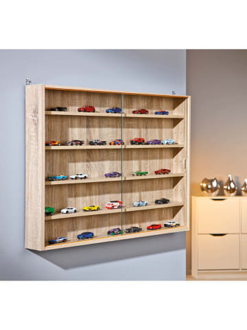 Inter Link Vitrine "Collectizioni" naturel - (B)80 x (H)60 x (D)9,5 cm