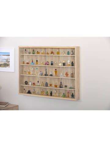 Inter Link Sammlervitrine "Collectizioni" in Natur - (B)80 x (H)60 x (T)9,5 cm