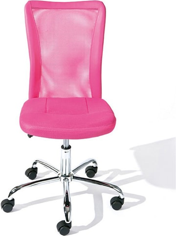 Inter Link Bureaustoel "Bonnie" roze - (B)43 x (H)98 x (D)56 cm