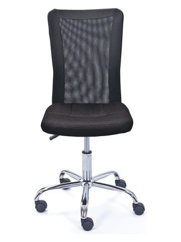 Inter Link Drehstuhl "Bonnie" in Schwarz - (B)43 x (H)98 x (T)53 cm