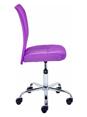 Inter Link Bureaustoel "Bonnie" paars - (B)43 x (H)98 x (D)56 cm