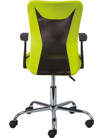 Inter Link Drehstuhl "Donny" in Grün/ Schwarz - (B)55 x (H)95 x (T)54,5 cm