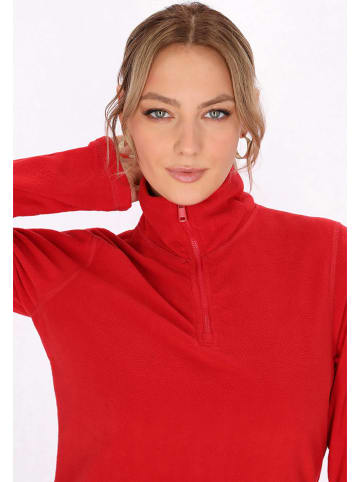 Schmuddelwedda Fleece trui rood