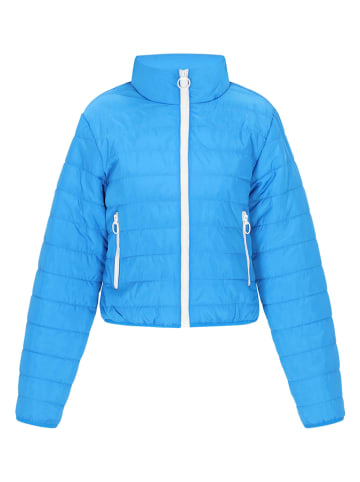 Schmuddelwedda Steppjacke in Blau/ Weiß