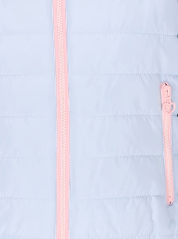 Schmuddelwedda Steppjacke in Hellblau/ Rosa